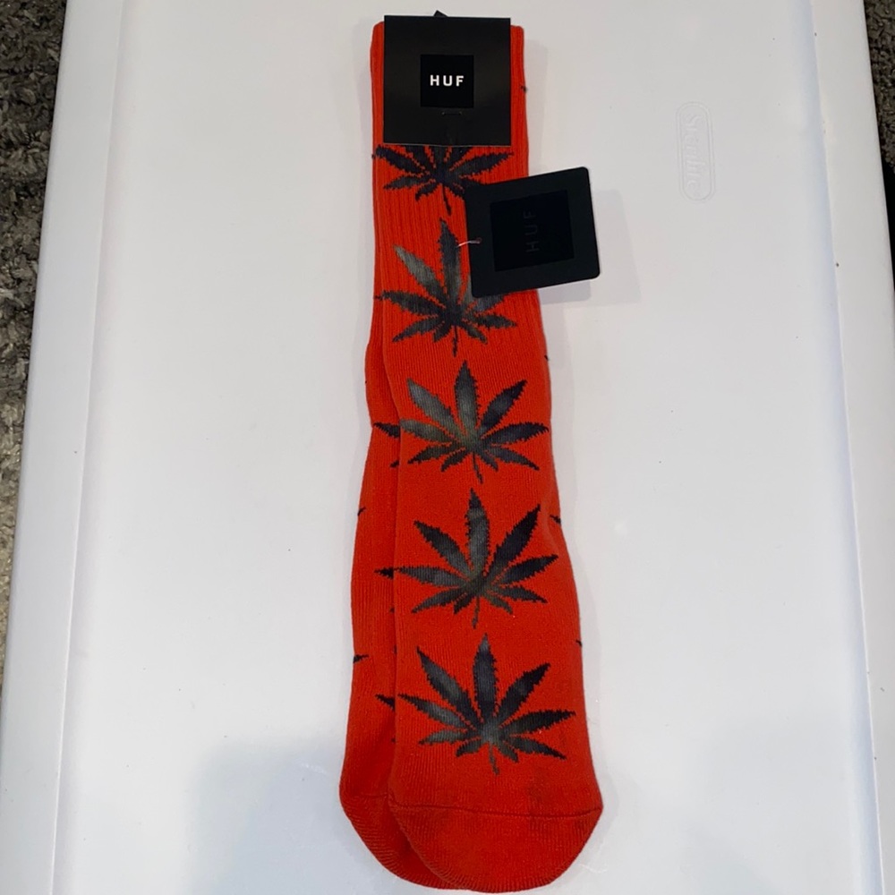Huf tiedye leaves plantlife socks